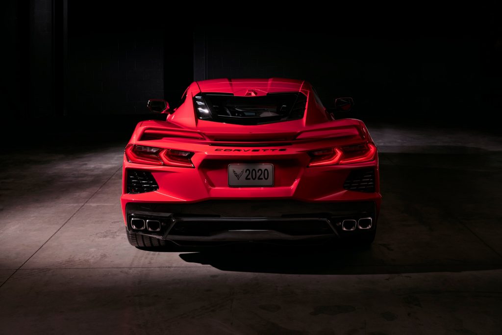 Corvette 2020 vista trasera