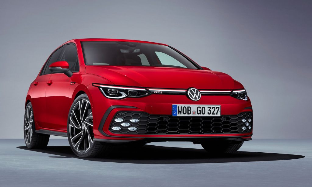 VW Golf GTI Mk8 2020 rojo