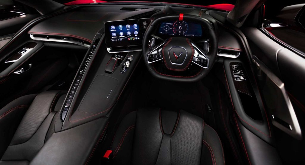 Corvette 2021 con el volante de lado derecho