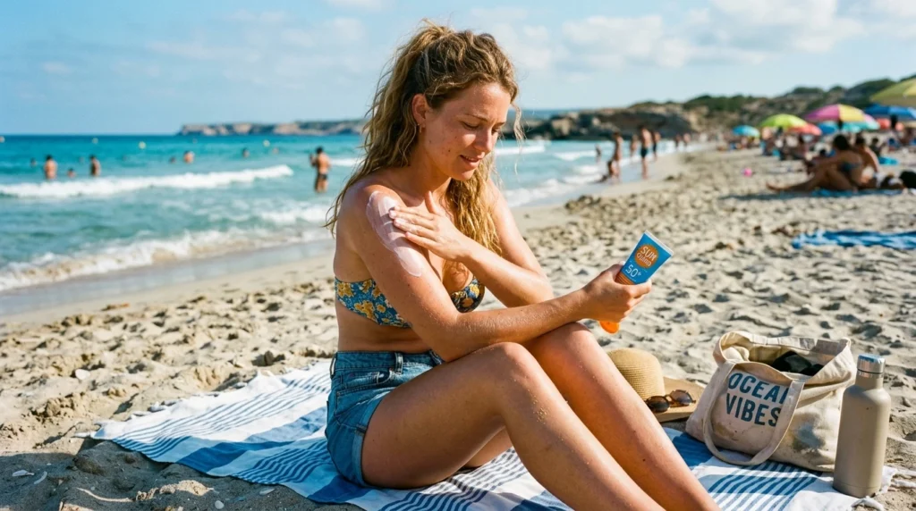 Cuidado de la piel en la playa: consejos base